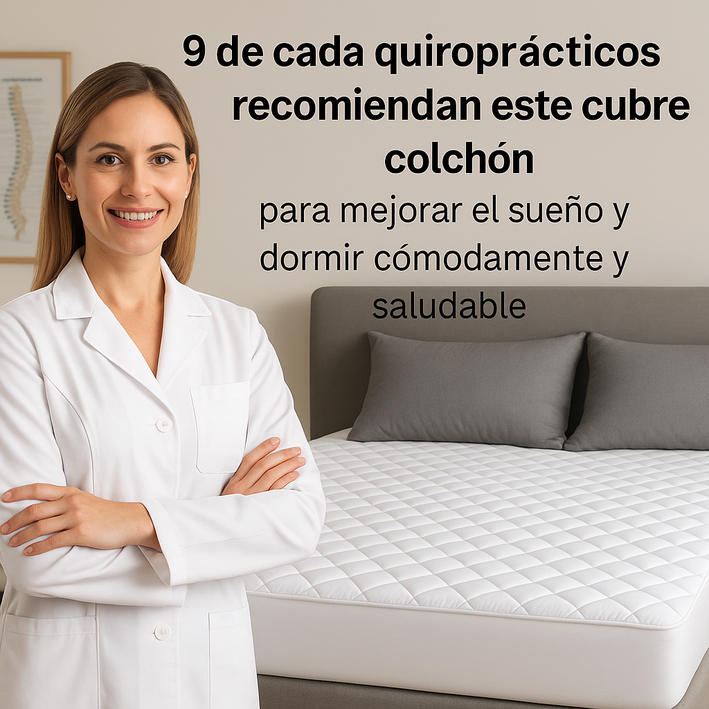 Protector Cubre Colchón Ortopédico Antifluido + Dos fundas para almohadas