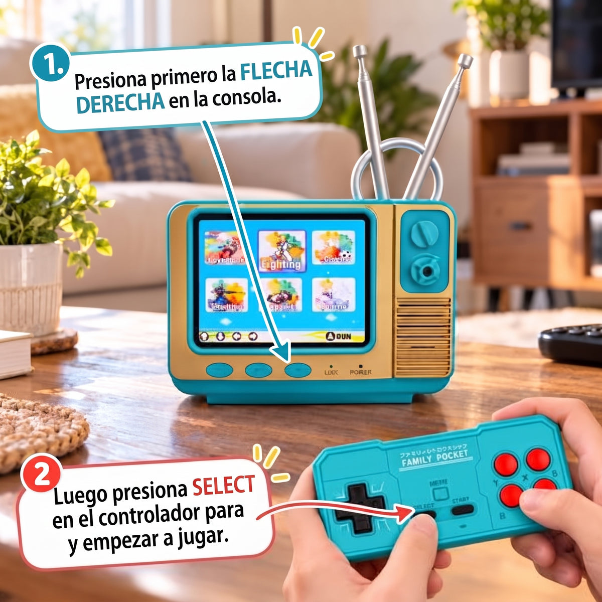 Mini Consola Retro G5-500 Juegos Clásico