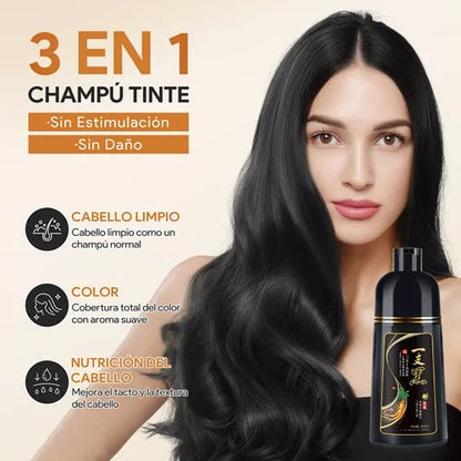 Shampoo Instantáneo Cubre Canas 3 en 1 Natural - Jengibre 2 por el precio de 1
