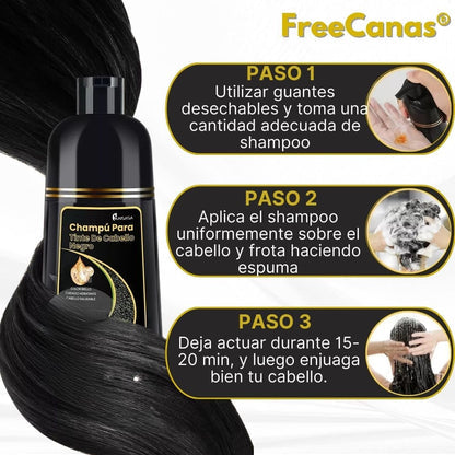 Shampoo Instantáneo Cubre Canas 3 en 1 Natural - Jengibre 2 por el precio de 1