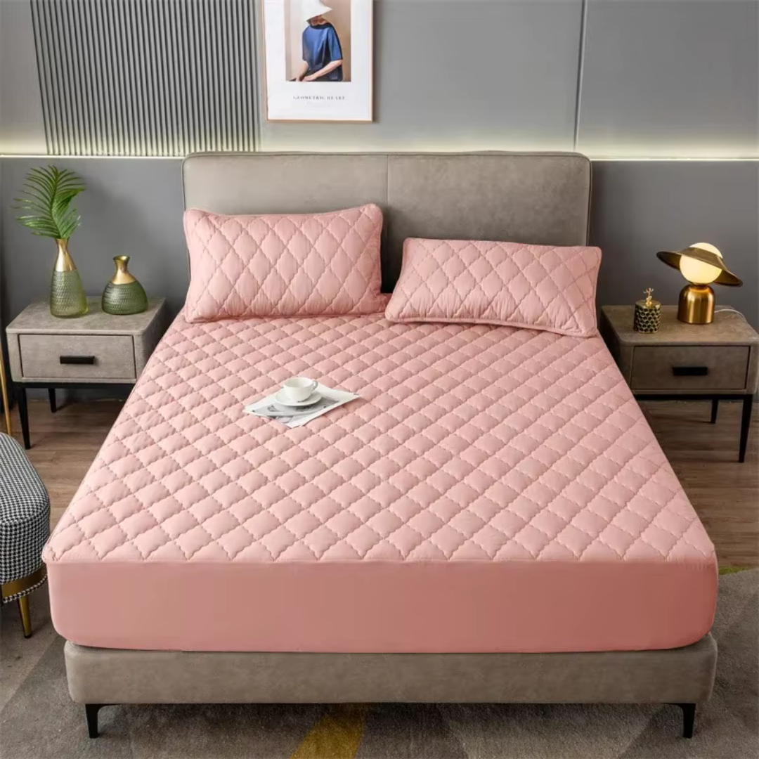 Protector Cubre Colchón Ortopédico Antifluido + Dos fundas para almohadas
