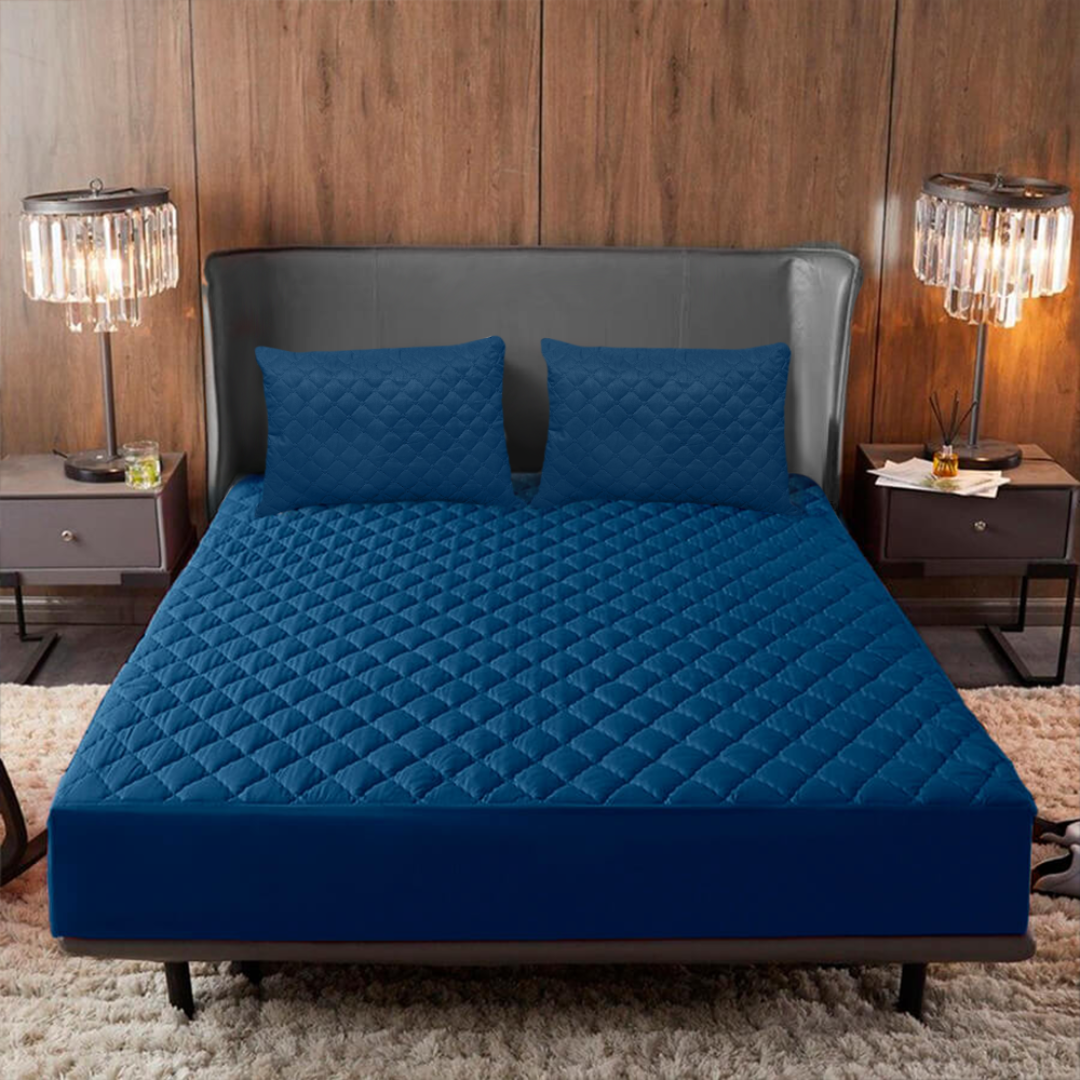 Protector Cubre Colchón Ortopédico Antifluido + Dos fundas para almohadas