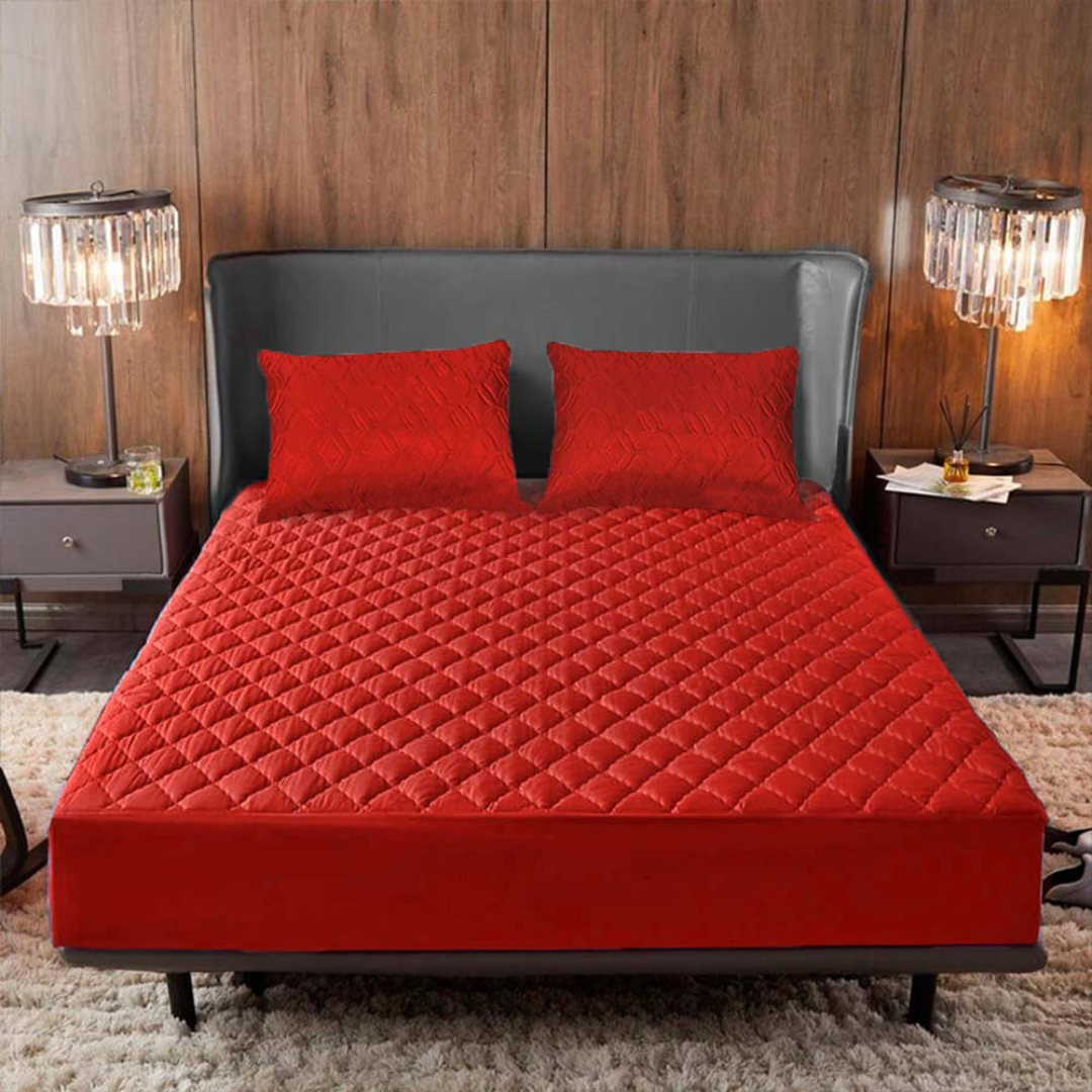 Protector Cubre Colchón Ortopédico Antifluido + Dos fundas para almohadas