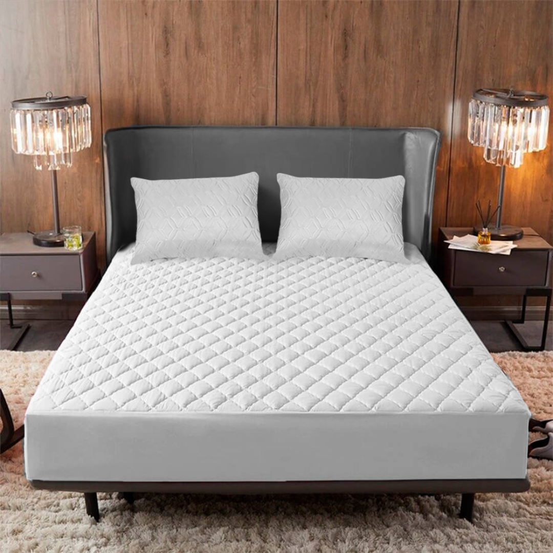 Protector Cubre Colchón Ortopédico Antifluido + Dos fundas para almohadas