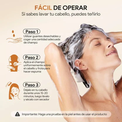 Shampoo Instantáneo Cubre Canas 3 en 1 Natural - Jengibre 2 por el precio de 1