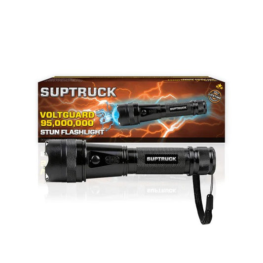 Linterna Táctica Aturdidora SUPTRUCK™ VoltGuard X95 ⚡ Luz en la Oscuridad, Poder en el Peligro