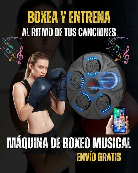 BeatBoxing® - Máquina de Boxeo Inteligente + Guantes de box 🥊