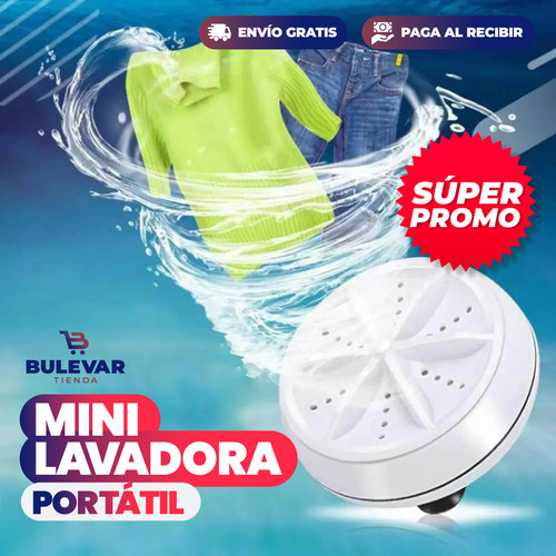 NanoWash® Mini Lavadora De Ropa, Platos, Joyas y Más...Portatil Electrica