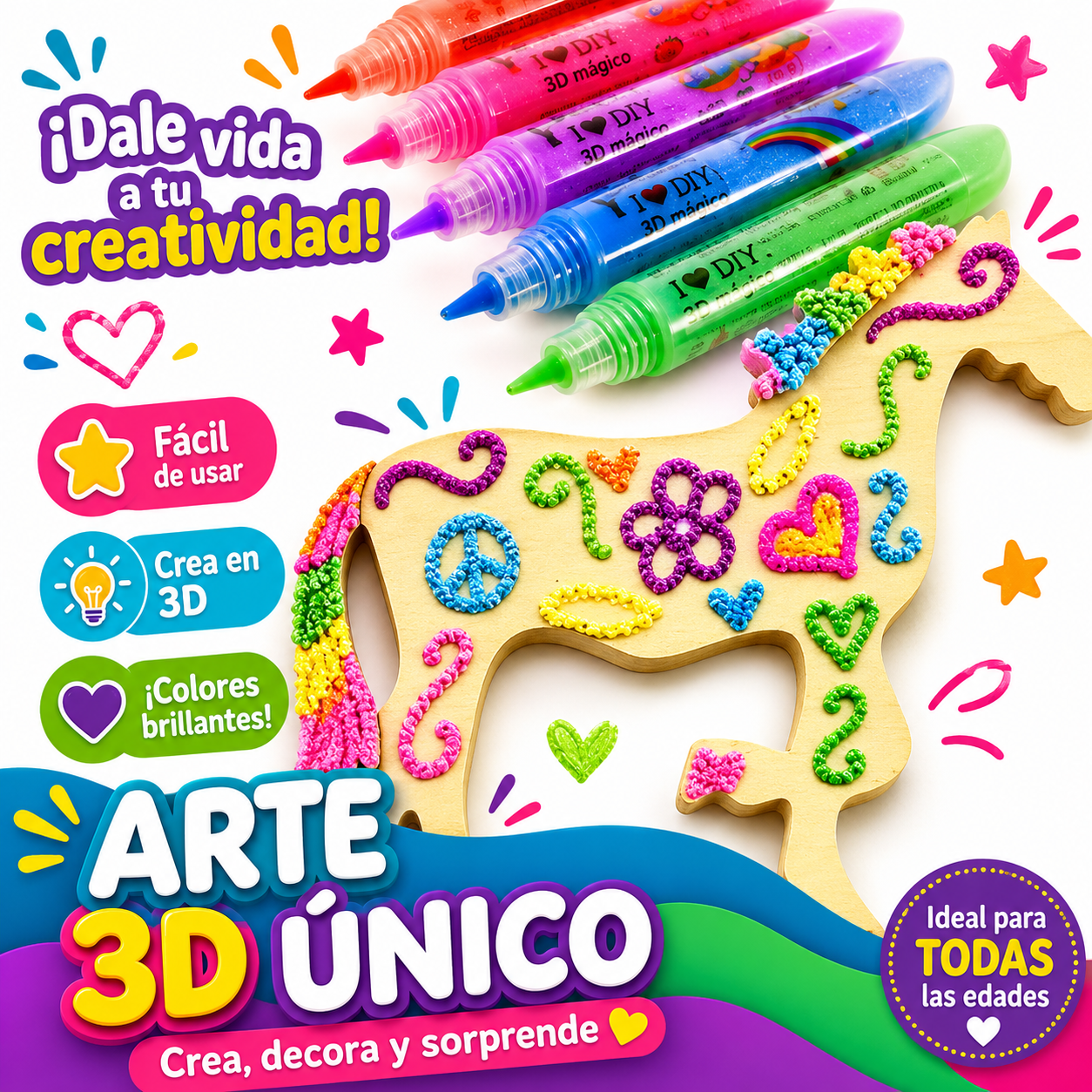 2x1 en BOLIGRAFO MAGICO CON RELIEVE