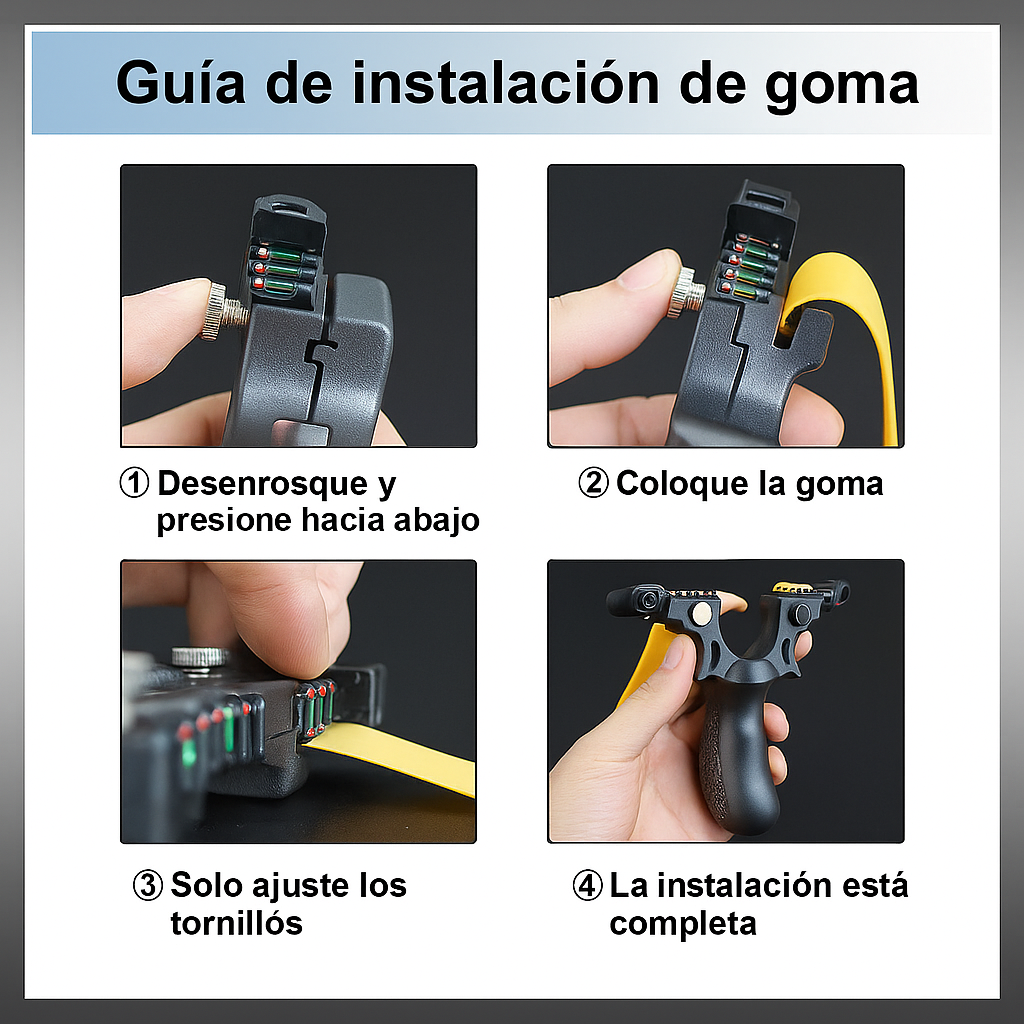 Tirachinas Profesional con Laser y Nivelador - Trumark Slingshots™