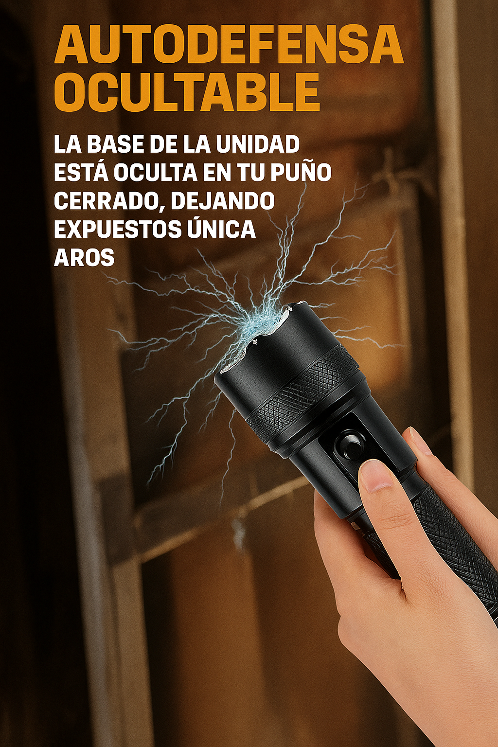 Linterna Táctica Aturdidora SUPTRUCK™ VoltGuard X95 ⚡ Luz en la Oscuridad, Poder en el Peligro