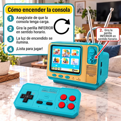 Mini Consola Retro G5-500 Juegos Clásico