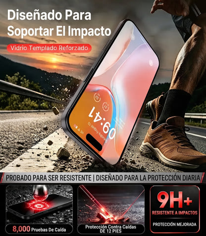 ⏰ Protector de pantalla de vidrio templado HD/anti-espía con instalación de eliminación automática de polvo