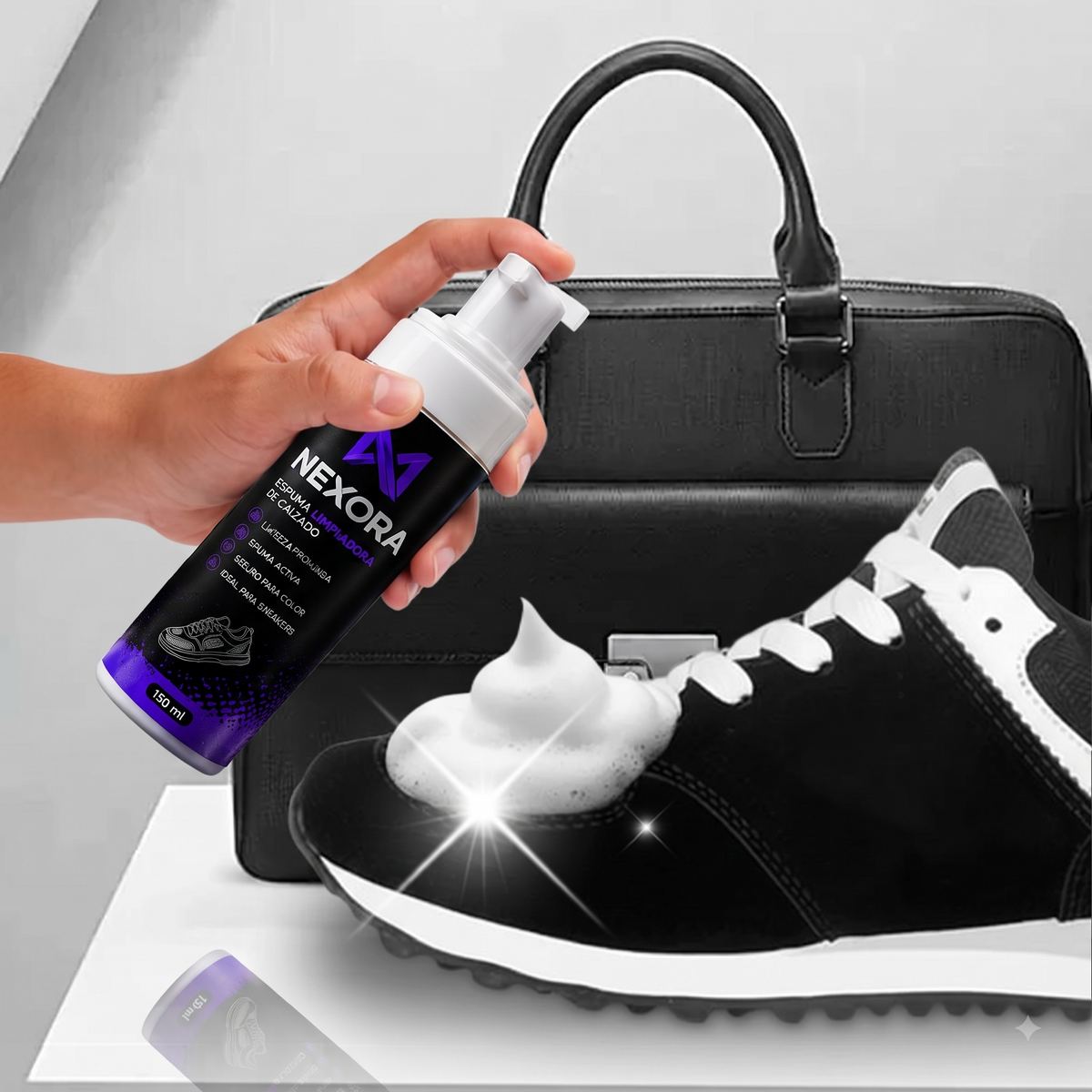 NEXO CLEAN  Limpiador de zapatos multifuncional y duradero Paga 2 lleva 3