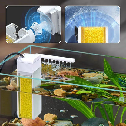 Mini filtro multifuncional para acuarios