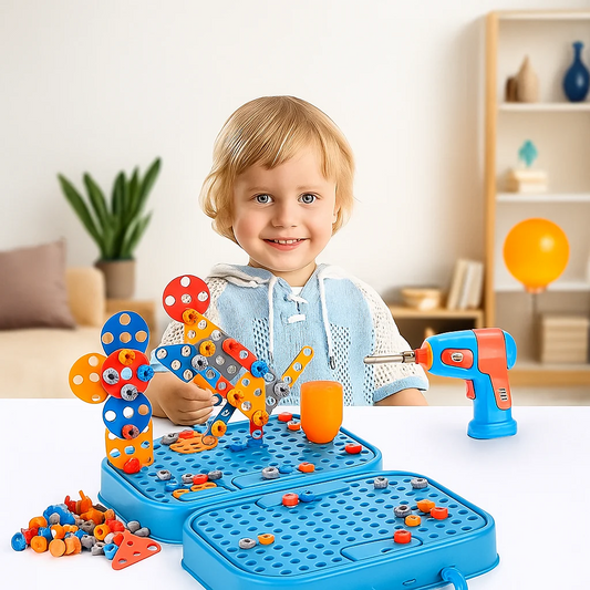 Juego de construcción infantil con un bonitos diseños - 298 Piezas