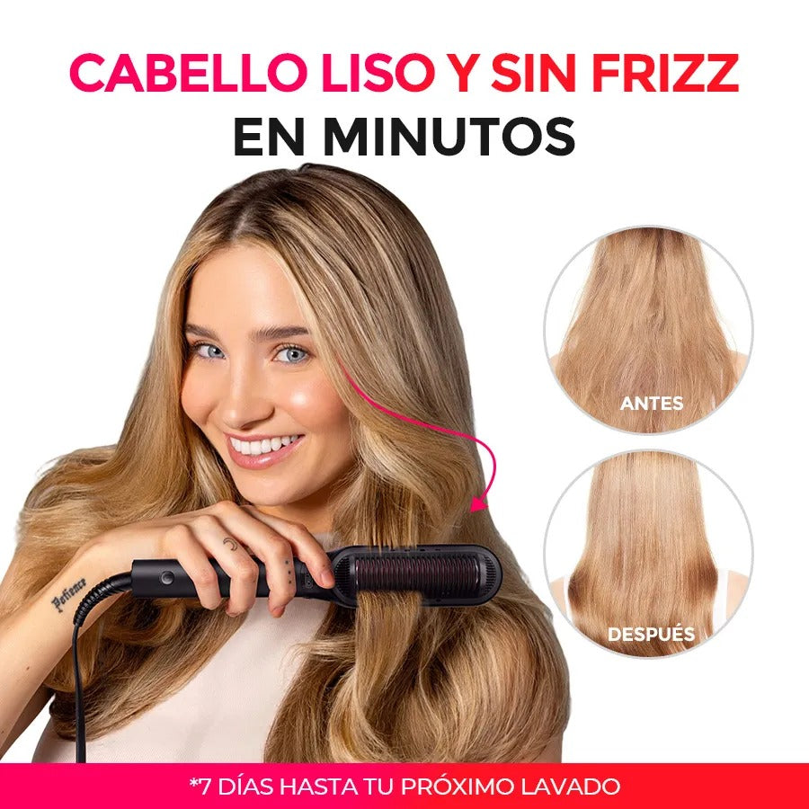 Cepillo Plancha Secador 2 en 1 Alisador + Obsequio
