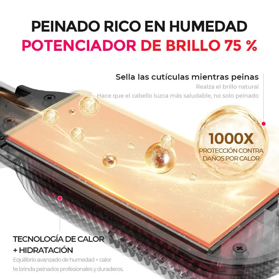 Cepillo Plancha Secador 2 en 1 Alisador + Obsequio