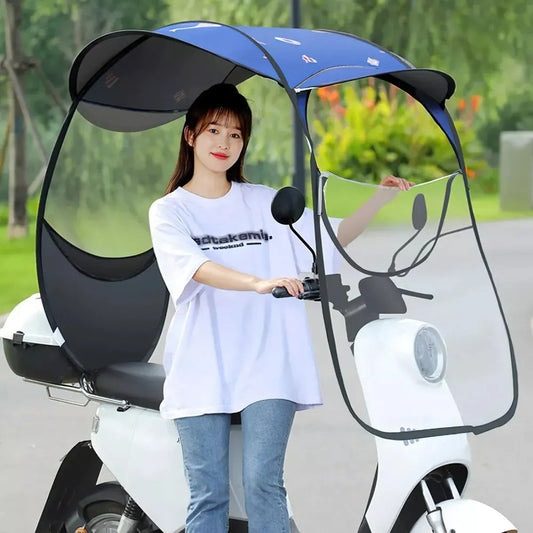 MotoCúpula™ : Toldo Premium Cubre sol impermeable Para Motos, Ciclas, Triciclos.