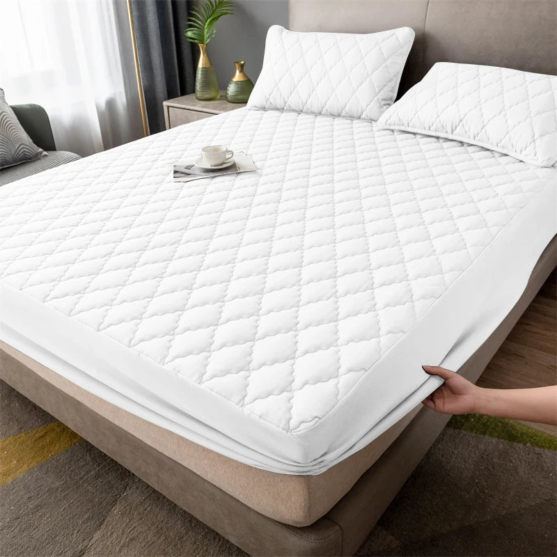 Protector Cubre Colchón Ortopédico Antifluido + Dos fundas para almohadas